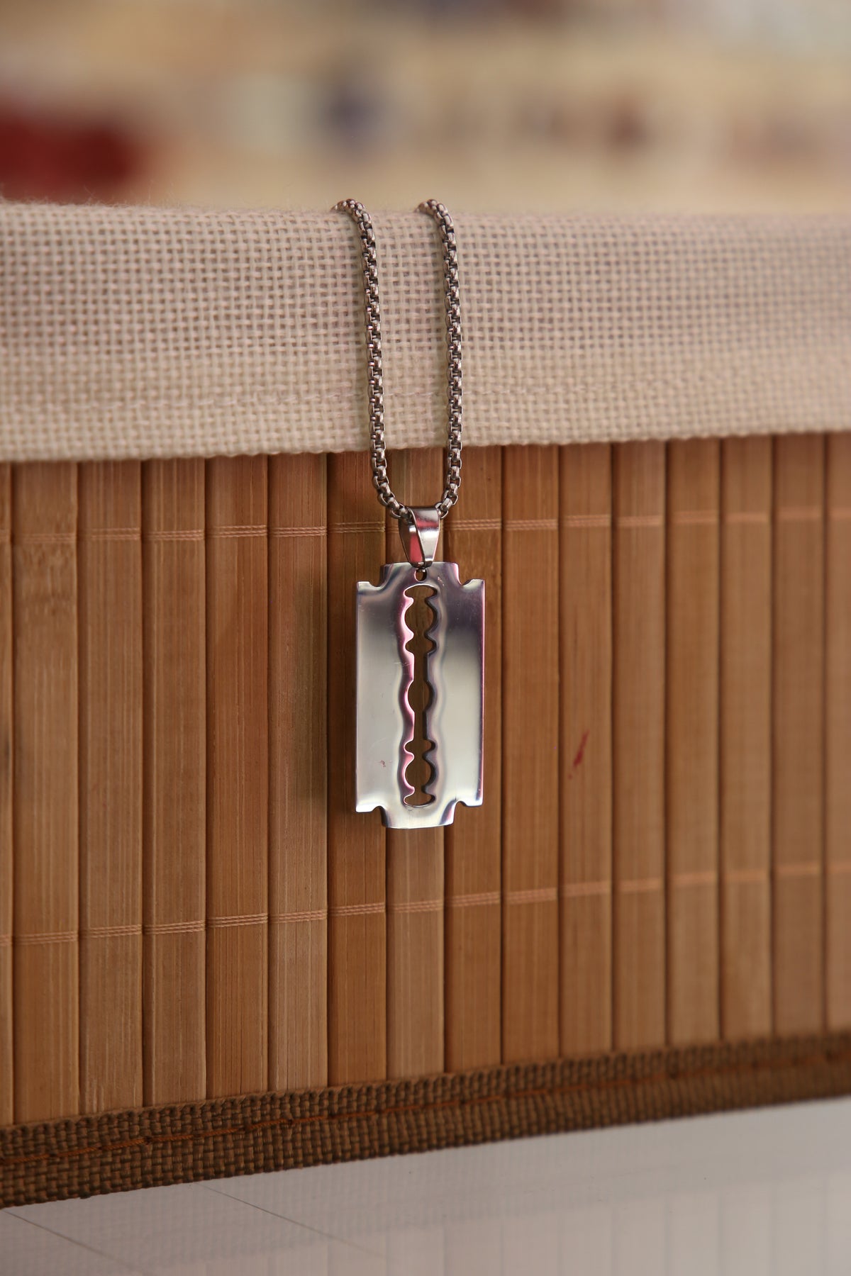 Razor Blade Necklace