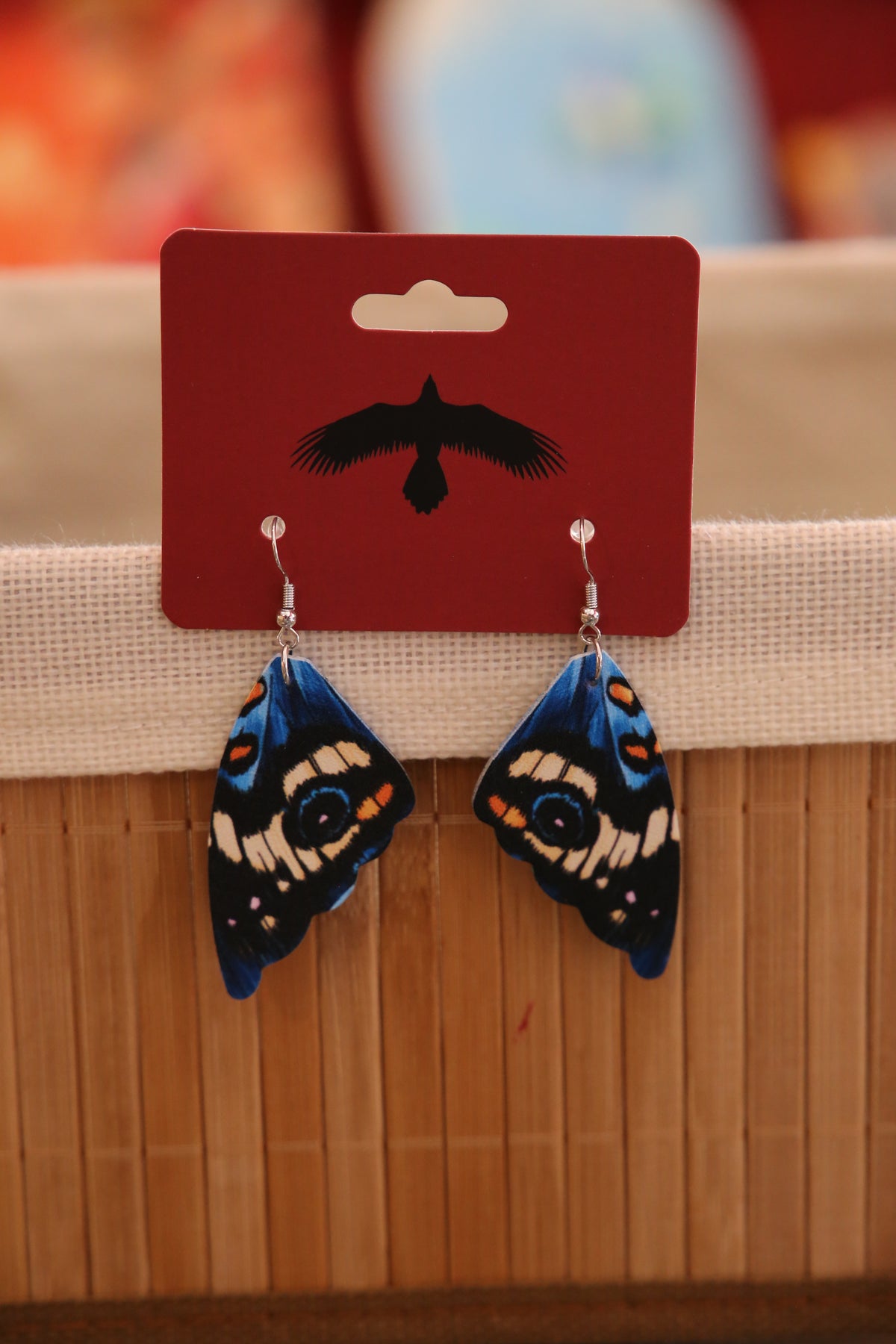 Blue Butterfly Earrings