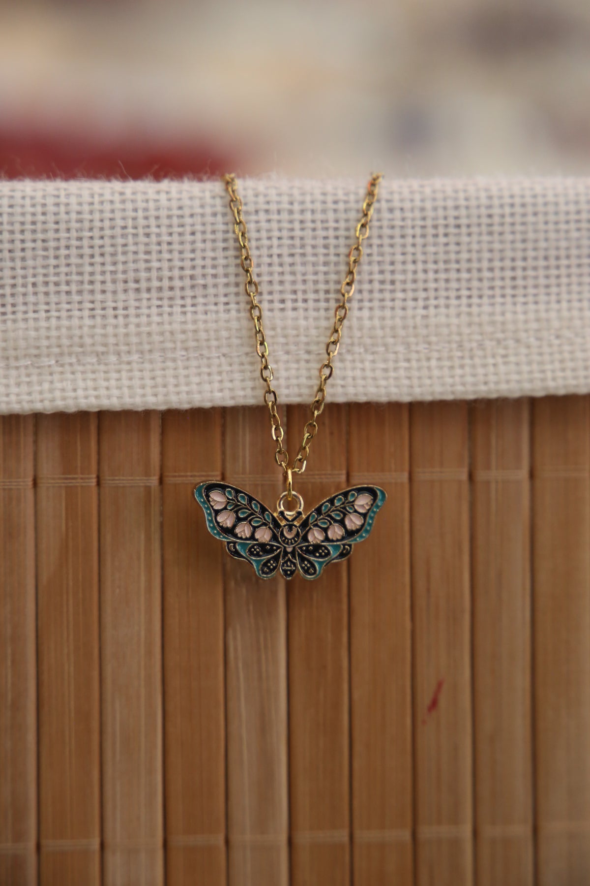 Black Moth Necklace