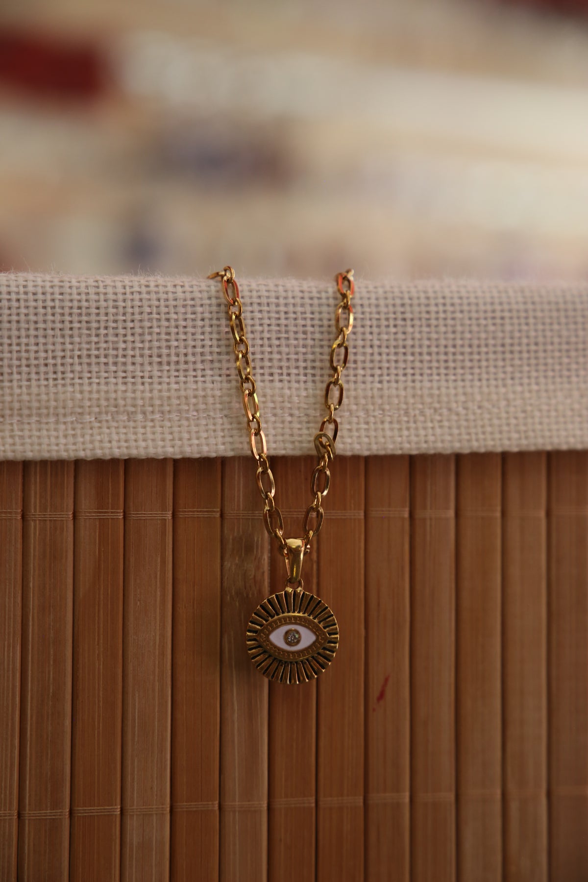 Golden Eye Necklace
