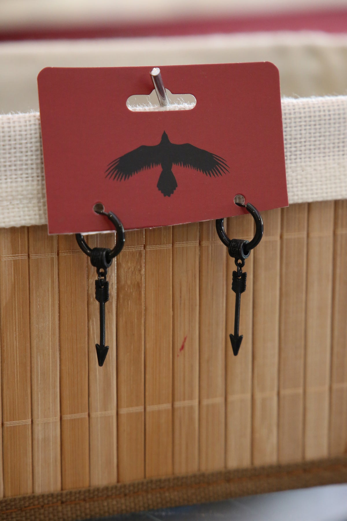 Black Arrow Earrings