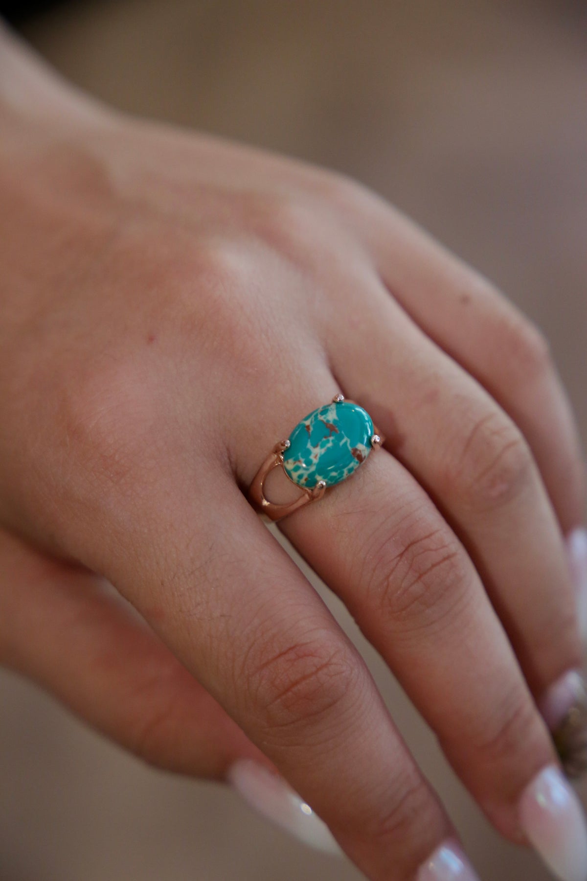 Natural Stone Ring v3