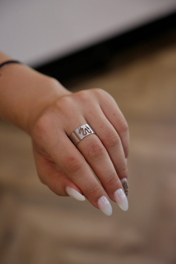 Dragon Silver Ring