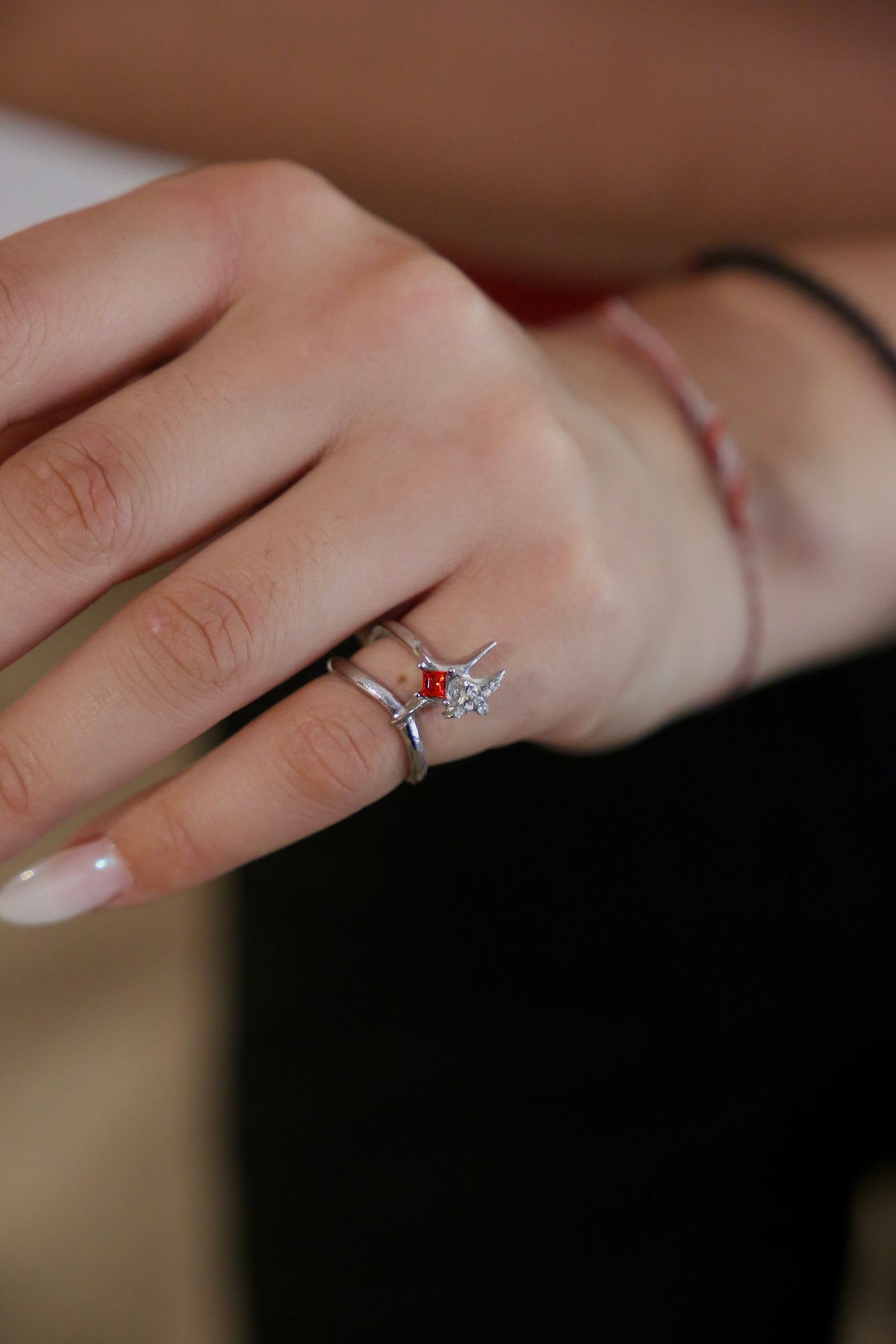 Red Aesthetic Ring
