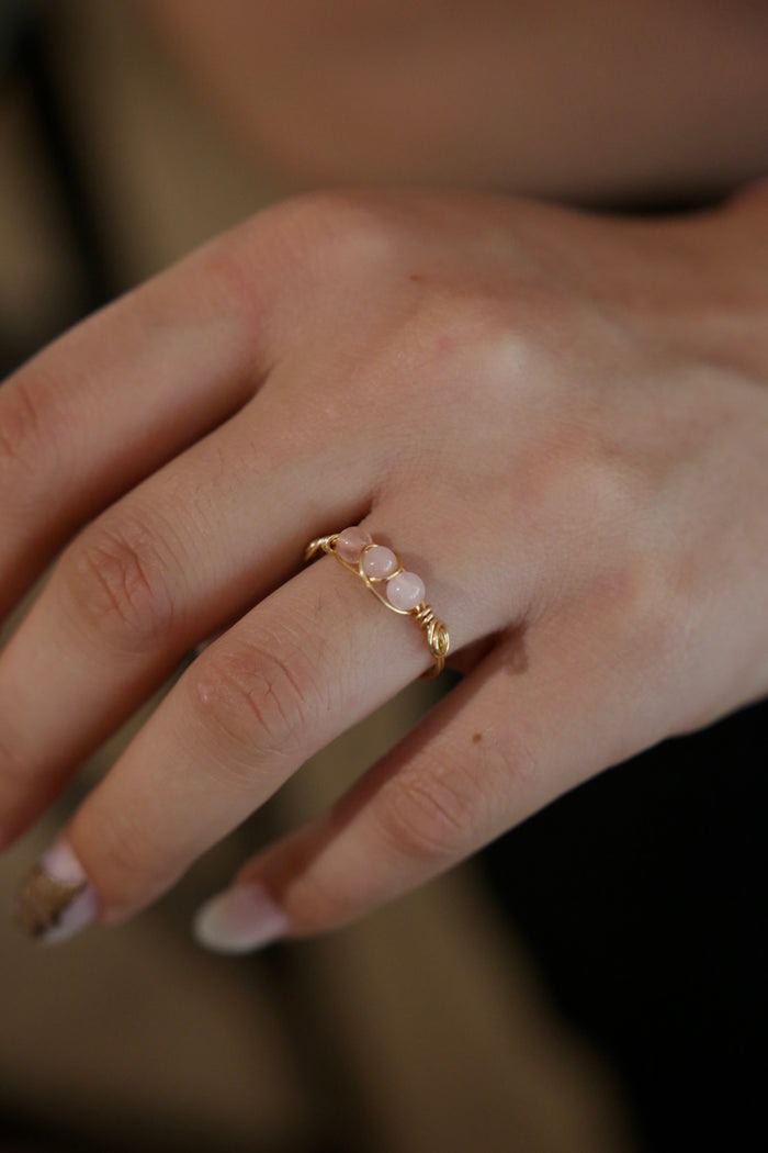 Rose Quartz Ring