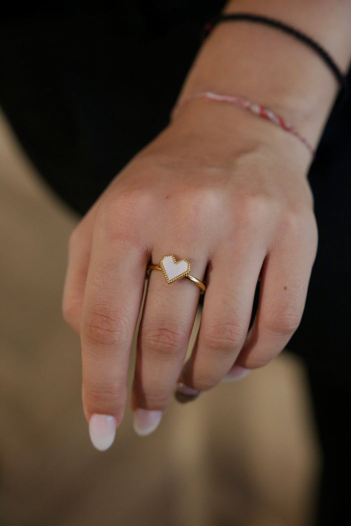 Golden Heart Ring
