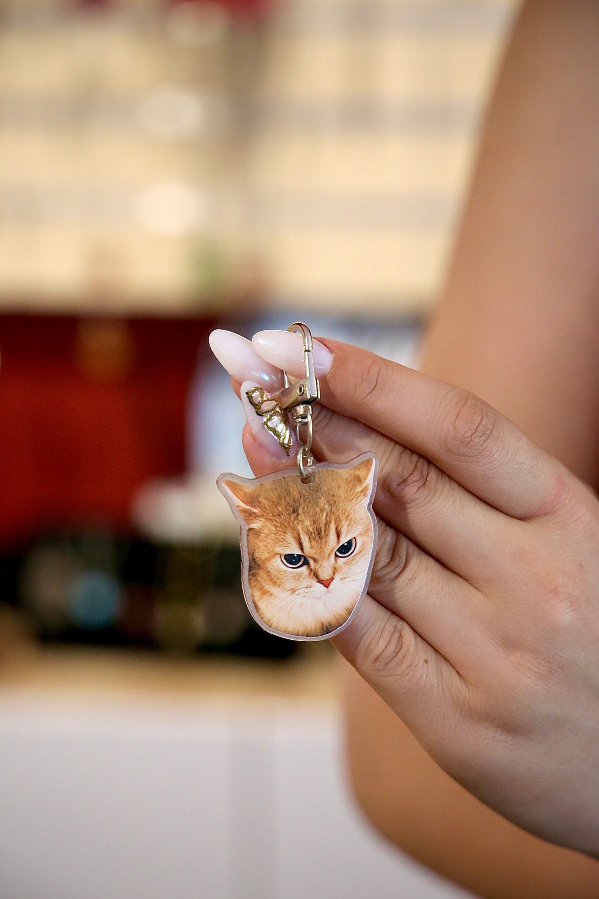 Mad Cat Keychain