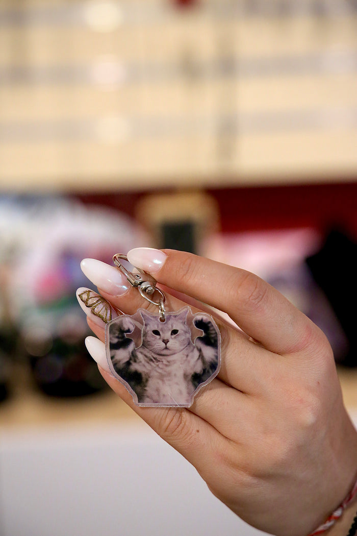 Strong Cat Keychain