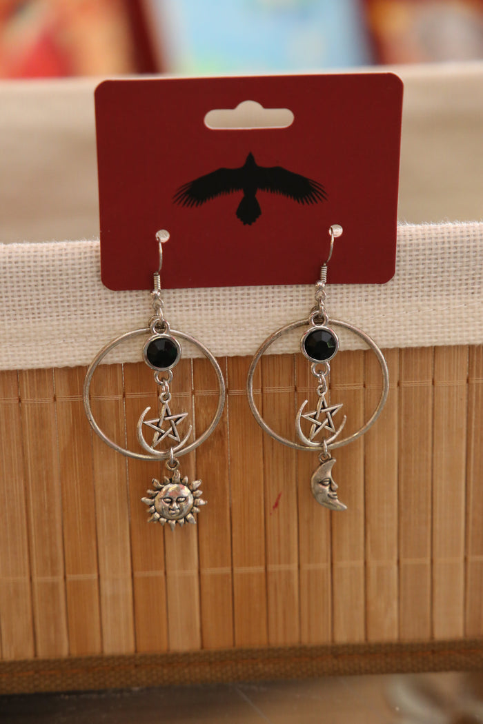 Sun and Moon Earrings