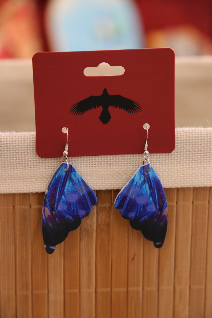 Blue Butterfly Earrings v2