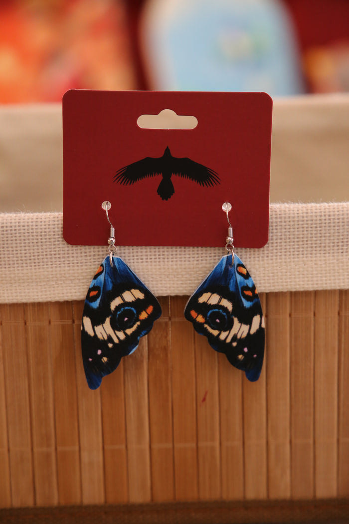 Blue Butterfly Earrings