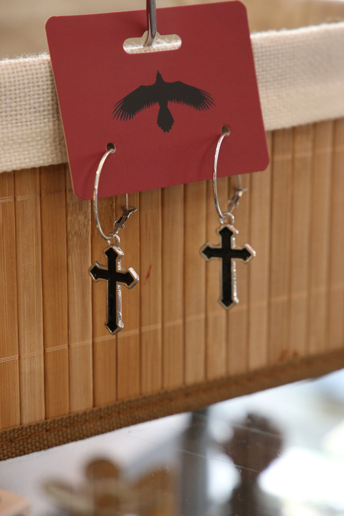 Gothic Cross Earrings