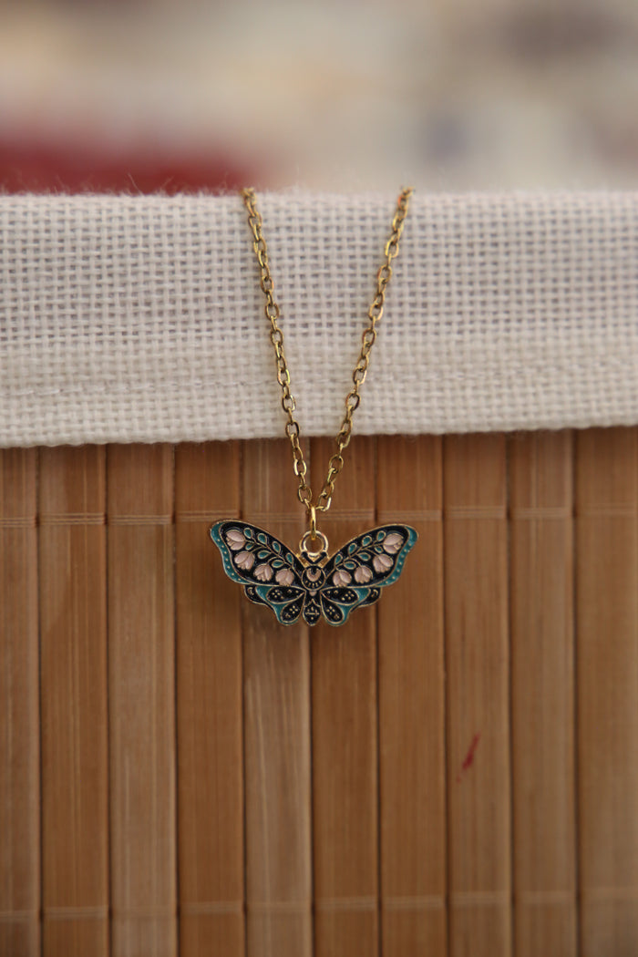 Black Moth Necklace