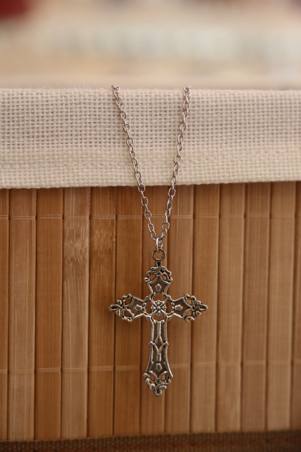 Goth Cross Necklace