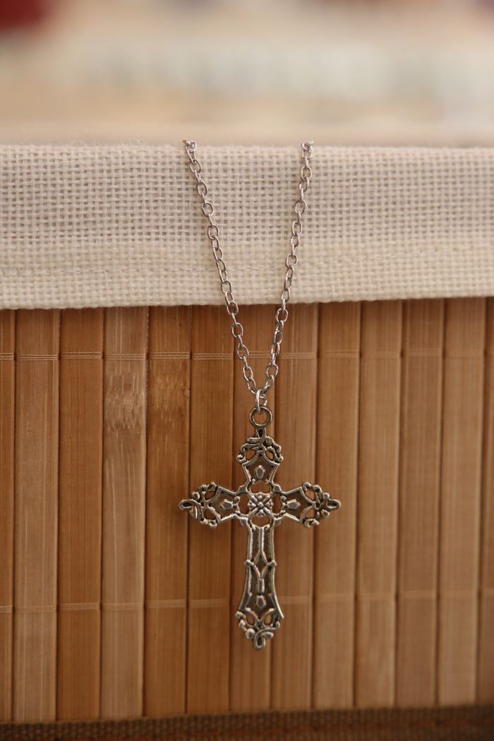 Goth Cross Necklace