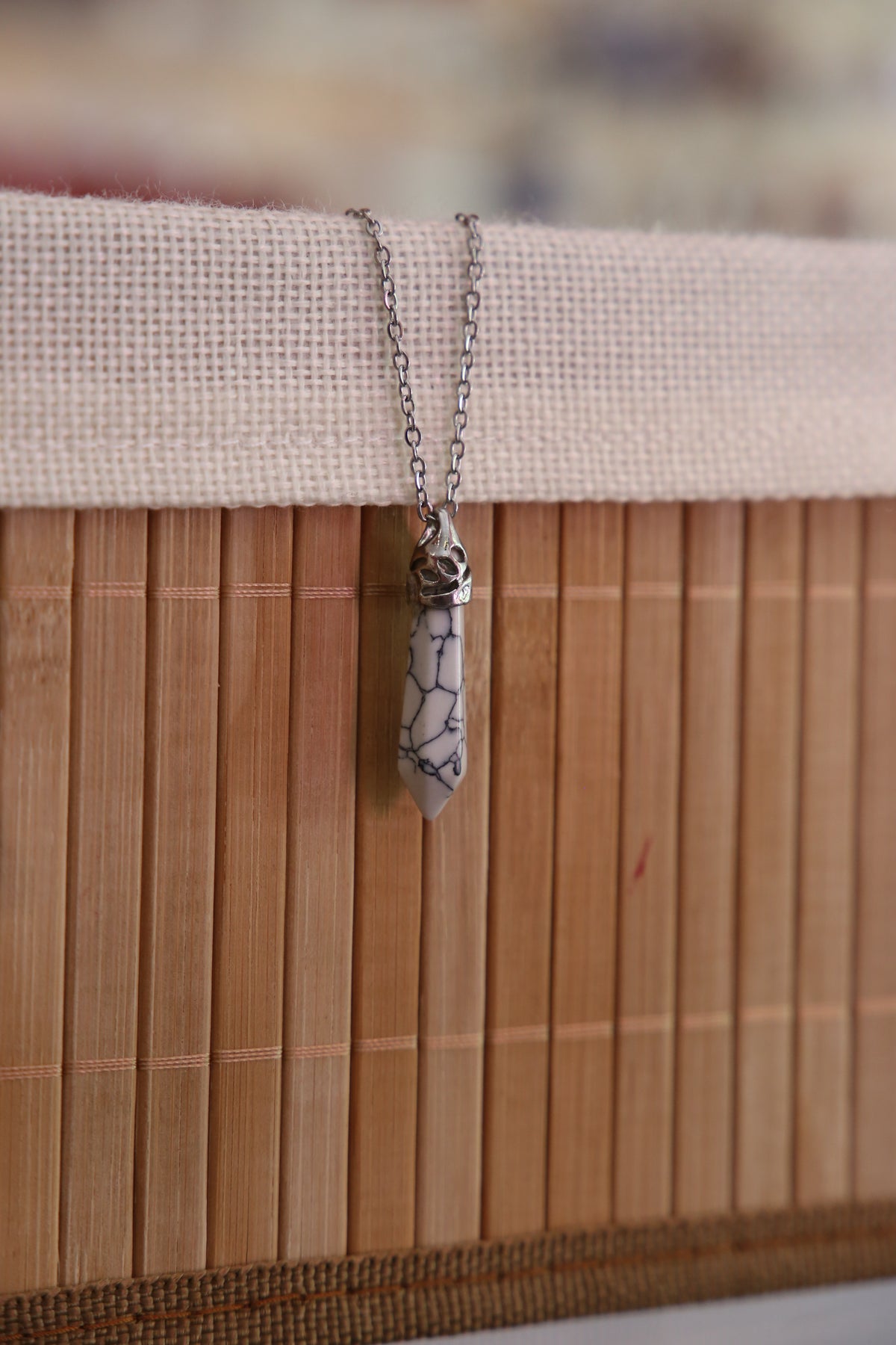 White Crystal Necklace