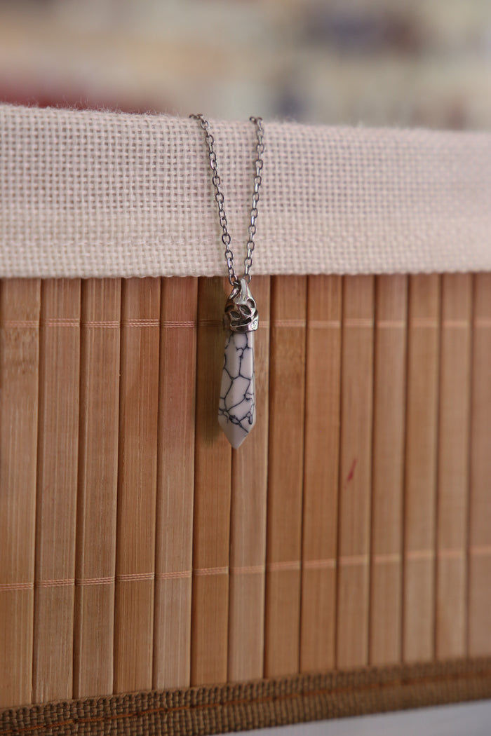 White Crystal Necklace