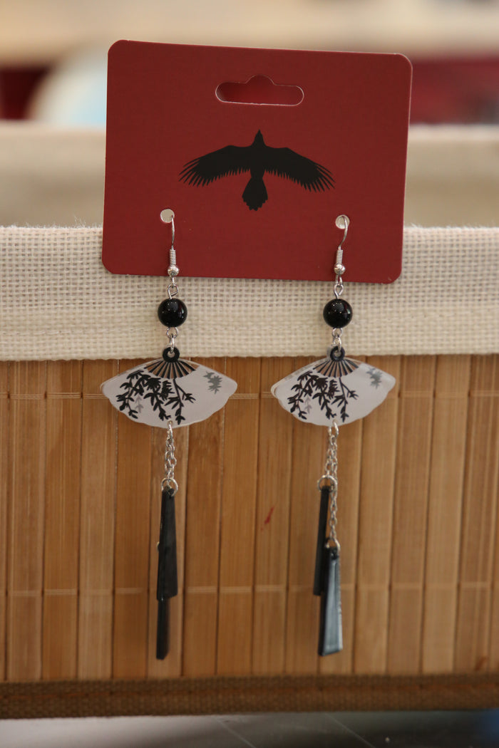 Korean Fan Earrings