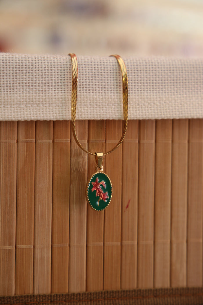 Golden Flower Necklace