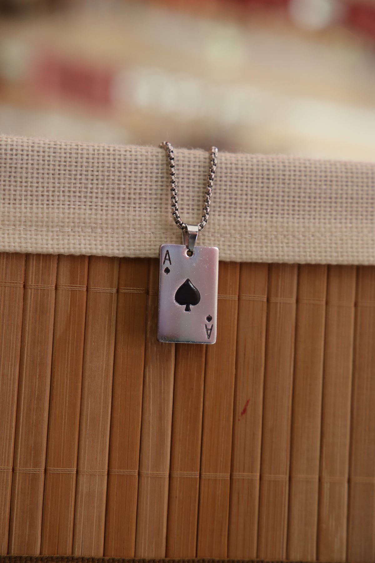 Ace of Spades Necklace