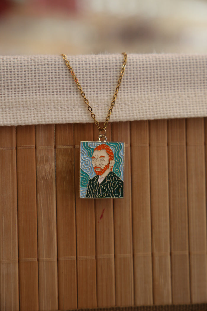 Van Gogh Portrait Necklace