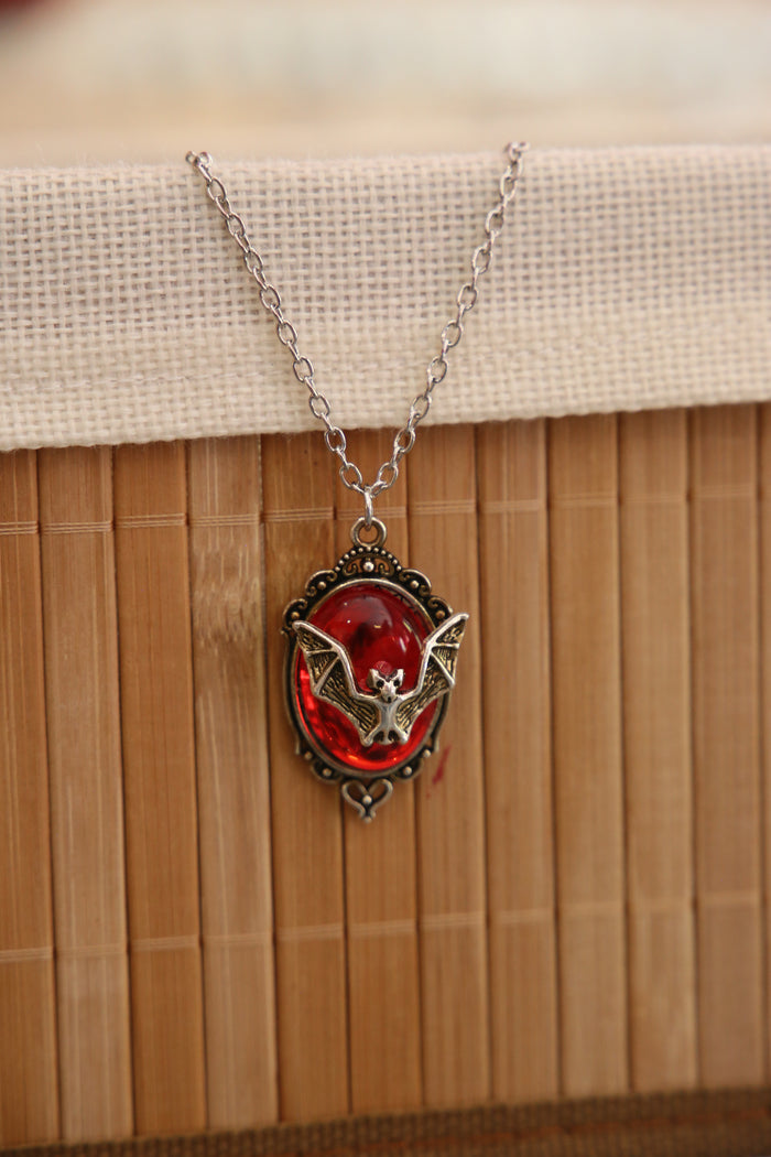 Vintage Bat Necklace