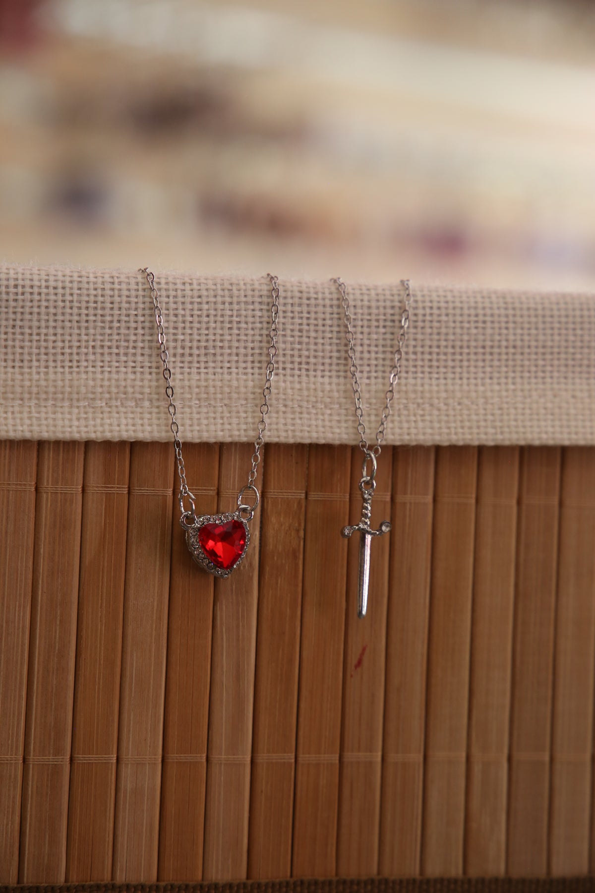 Heart&Sword Set Necklace